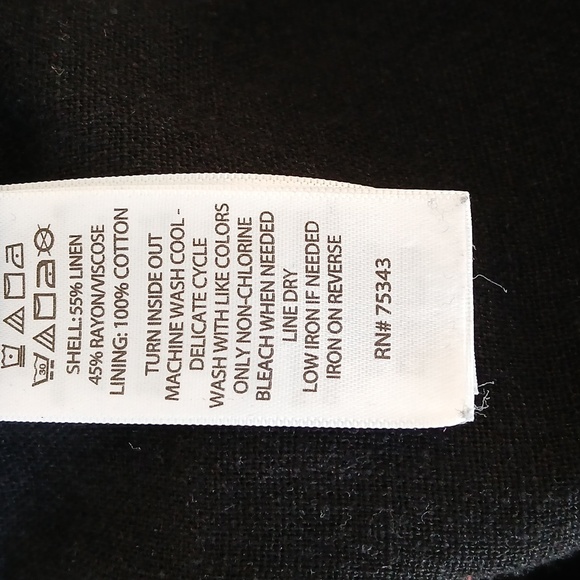 Joie Black Linen Maxi Dress Small - Picture 7 of 7